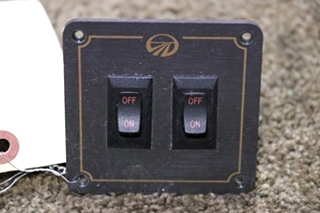 USED RV/MOTORHOME MONACO DOUBLE SWITCH PANEL FOR SALE