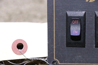 USED RV/MOTORHOME MONACO DOUBLE SWITCH PANEL FOR SALE