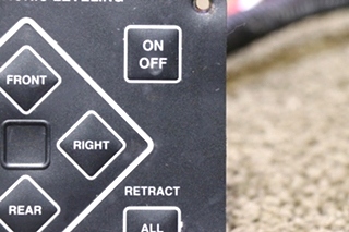 USED 500629 POWER GEAR ELECTRONIC LEVELING TOUCH PAD RV PARTS FOR SALE
