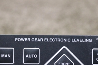 USED 500629 POWER GEAR ELECTRONIC LEVELING TOUCH PAD RV PARTS FOR SALE
