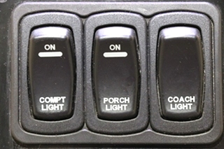 USED RV/MOTORHOME 10 SWITCH PANEL FOR SALE