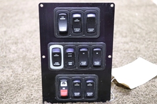 USED 10 SWITCH PANEL RV PARTS FOR SALE