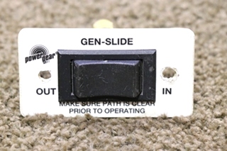 USED RV POWER GEAR GEN SLIDE SWITCH PANEL FOR SALE