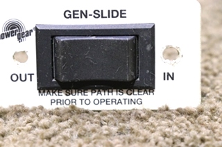 USED RV POWER GEAR GEN SLIDE SWITCH PANEL FOR SALE