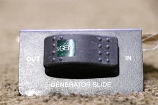 USED MOTORHOME GENERATOR SLIDE SWITCH PANEL FOR SALE