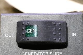 USED MOTORHOME GENERATOR SLIDE SWITCH PANEL FOR SALE