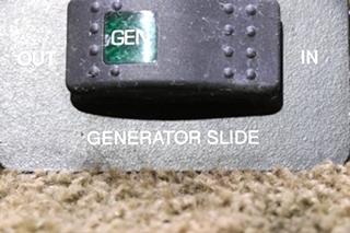 USED MOTORHOME GENERATOR SLIDE SWITCH PANEL FOR SALE