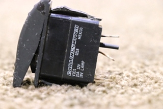 USED BLACK ROCKER V2D1 DASH SWITCH MOTORHOME PARTS FOR SALE