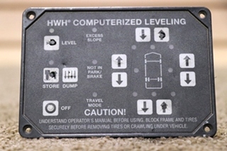 USED HWH AP25650 COMPUTERIZED LEVELING TOUCH PAD MOTORHOME PARTS FOR SALE