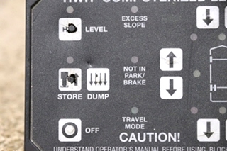 USED HWH AP25650 COMPUTERIZED LEVELING TOUCH PAD MOTORHOME PARTS FOR SALE