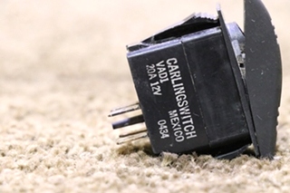 USED BLACK ROCKER DASH SWITCH VAD1 RV/MOTORHOME PARTS FOR SALE