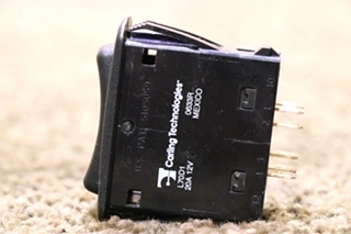 USED RV L70D1 BLACK ROCKER DASH SWITCH FOR SALE