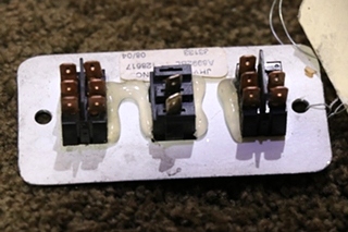 USED VISOR / MAP / VISOR 3 SWITCH PANEL A8992BL RV/MOTORHOME PARTS FOR SALE