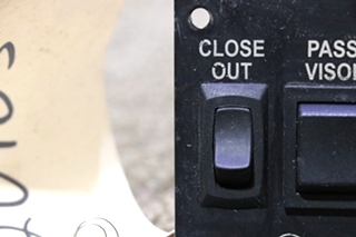 USED RV BEAVER CLOSE OUT / PASS VISOR 2 SWITCH PANEL FOR SAE