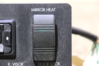 USED RV/MOTORHOME VISOR & MIRROR DASH SWITCH PANEL FOR SALE
