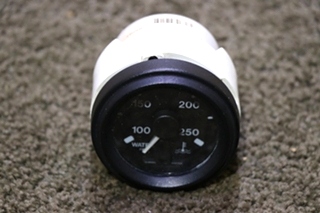 USED WATER TEMP DASH GAUGE RV PARTS FOR SALE