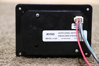 USED EQUALIZER SYSTEM AUTO LEVEL TOUCH PAD 3103 RV/MOTORHOME PARTS FOR SALE