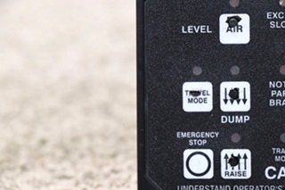 USED MOTORHOME HWH COMPUTERIZED LEVELING TOUCH PAD FOR SALE