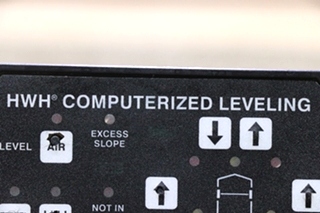 USED MOTORHOME HWH COMPUTERIZED LEVELING TOUCH PAD FOR SALE