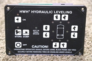 USED RV/MOTORHOME HWH HYDRAULIC LEVELING TOUCH PAD FOR SALE