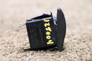 USED MOTORHOME BLACK ROCKER VAD2 DASH SWITCH FOR SALE