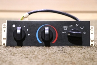 USED MOTORHOME FORD XL5H-19C733-BA DASH AC CONTROL SWITCH PANEL FOR SALE