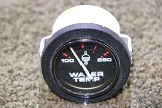 USED WATER TEMP DASH GAUGE 10645 RV/MOTORHOME PARTS FOR SALE