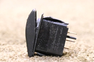 USED RV V5D1 BLACK ROCKER SWITCH FOR SALE