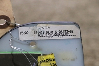 USED RV/MOTORHOME BRAKE DASH SWITCH PANEL FOR SALE