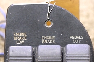 USED RV/MOTORHOME BRAKE DASH SWITCH PANEL FOR SALE