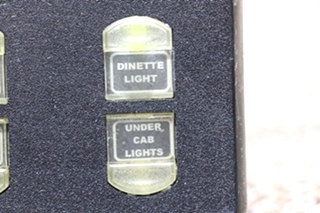 USED RV 00-00899-006 INTELLITEC 4 BUTTON SWITCH PANEL FOR SALE
