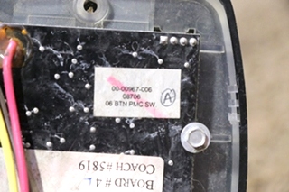 USED RV/MOTORHOME INTELLITEC 4 BUTTON SWITCH PANEL 00-00967-006 FOR SALE