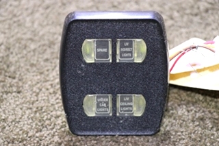 USED MOTORHOME INTELLITEC 00-00899-006 4 BUTTON SWITCH PANEL FOR SALE