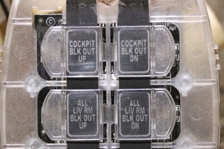 USED RV/MOTORHOME INTELLITEC 6 BUTTON SWITCH PANEL FOR SALE