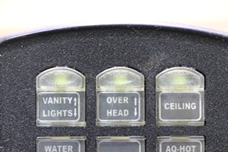 USED INTELLITEC 6 BUTTON SWITCH PANEL RV PARTS FOR SALE