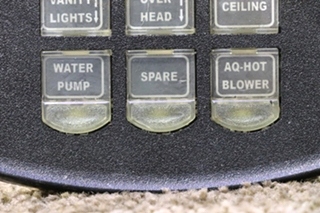 USED INTELLITEC 6 BUTTON SWITCH PANEL RV PARTS FOR SALE