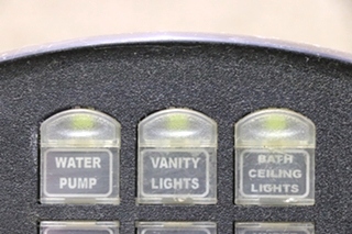 USED INTELLITEC 6 BUTTON SWITCH PANEL RV/MOTORHOME PARTS FOR SALE
