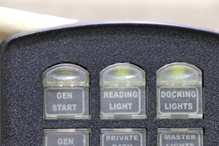USED MOTORHOME INTELLITEC 6 BUTTON SWITCH PANEL FOR SALE