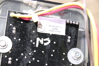 USED RV/MOTORHOME INTELLITEC 10 BUTTON SWITCH PANEL FOR SALE