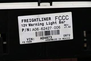 USED MOTORHOME FREIGHTLINER A06-62427-006 WARNING LIGHT BAR FOR SALE