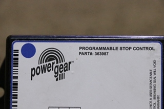 USED MOTORHOME POWER GEAR 363987 PROGRAMMABLE STOP CONTROL FOR SALE