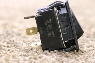 USED MOTORHOME BLACK 0852-0225 ROCKER SWITCH FOR SALE