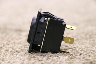 USED BLACK ROCKER 0852-0115 SWITCH MOTORHOME PARTS FOR SALE