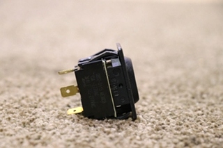 USED BLACK ROCKER 0852-0115 SWITCH MOTORHOME PARTS FOR SALE