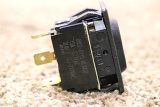USED BLACK ROCKER 0852-0115 SWITCH MOTORHOME PARTS FOR SALE