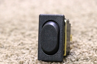 USED BLACK ROCKER SWITCH 0862-0105 RV/MOTORHOME PARTS FOR SALE