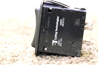 USED RV/MOTORHOME BLACK ROCKER DASH SWITCH L28D1 FOR SALE