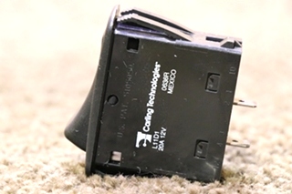USED BLACK ROCKER L11D1 DASH SWITCH MOTORHOME PARTS FOR SALE