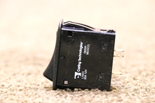 USED BLACK ROCKER DASH SWITCH L15D1 RV/MOTORHOME PARTS FOR SALE