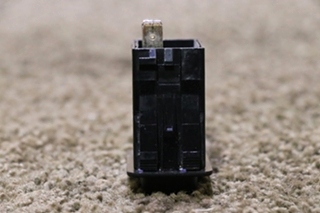 USED BLACK ROCKER DASH SWITCH L15D1 RV/MOTORHOME PARTS FOR SALE